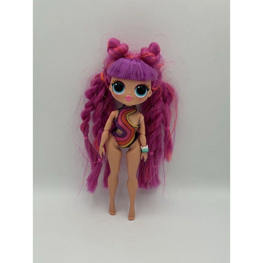 MGA LOL Surprise ROLLER CHICK OMG Fashion Doll Series 3 Pink Hair Beautiful